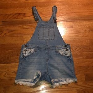 Justice short overalls